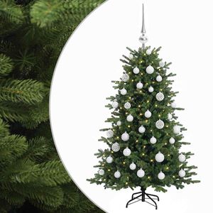 vidaXL &Aacute;rvore de Natal artificial com bolas 120 cm 150 LED