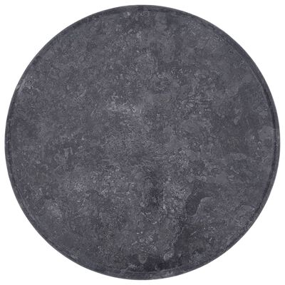 vidaXL Tampo de mesa Ø50x2,5 cm mármore cinzento