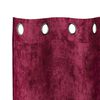 vidaXL Cortinas de Veludo 2 pcs vermelho tinto 245 x 140 cm Veludo