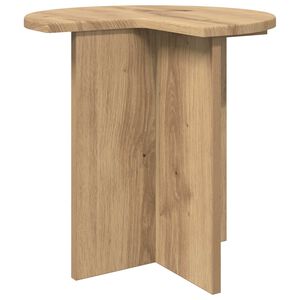 vidaXL Mesa Lateral Carvalho Arttisan &Oslash; 39 x 38 cm