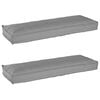 vidaXL Conjunto de Almofadas para Palete 2 unid. Tecido Oxford