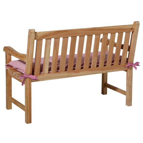 Madison Almofad&atilde;o para banco Panama 180x48 cm rosa suave