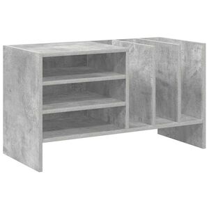 vidaXL Arm&aacute;rio para discos de vinil Cinzento 78,5 x 35 x 45 cm