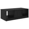 vidaXL Mesa de centro com gaveta Carvalho Preto 102 x 50 x 36cm