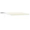 vidaXL Toldo Retr&aacute;til El&eacute;trico Creme e Branco 4 x 2 m