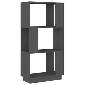 vidaXL Estante/divis&oacute;ria 51x25x101 cm pinho maci&ccedil;o cinza