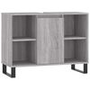 vidaXL Arm&aacute;rio de casa de banho 80x33x60 cm deriv.madeira cinza sonoma