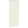 vidaXL Cortina de rolo blackout, 104,4 x 230 cm, largura do tecido 100 cm, branco-creme