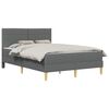 vidaXL Estrutura da Cama 120 x 190 cm Cinza Escuro