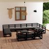 vidaXL 14 pcs conjunto lounge de jardim pinho maci&ccedil;o