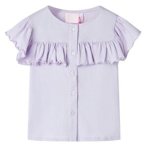 T-shirt de crian&ccedil;a lil&aacute;s 104
