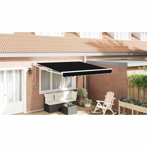 vidaXL Toldo Preto 300 x 250 x 165 cm Poli&eacute;ster