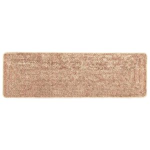 vidaXL Passadeira MARSA Amarelo 100 x 300 cm Poli&eacute;ster e PVC