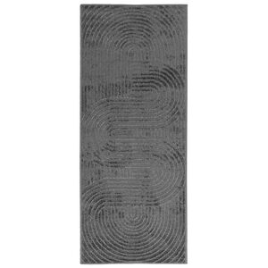 vidaXL Tapetes de &aacute;rea PALMERAS Antracite 150 x 80 cm Poli&eacute;ster