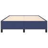 vidaXL Estrutura de cama sem colch&atilde;o 140x190 cm tecido azul