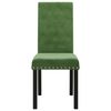 vidaXL Cadeiras de jantar 2 pcs veludo verde-escuro