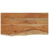 vidaXL Prateleira de parede retangular 40x20x3,8 cm ac&aacute;cia maci&ccedil;a