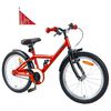 vidaXL Bicicleta Infantil 18 Polegadas para 5-7 anos Vermelho