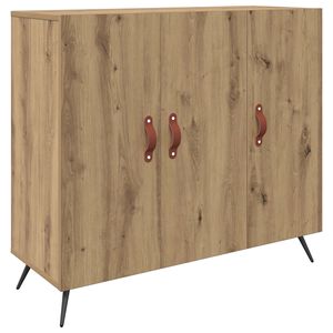 vidaXL Buffet Carvalho Artesanal 89,5 x 34 x 80 cm