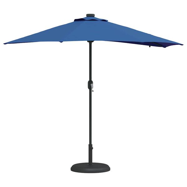 vidaXL Guarda-sol de Jardim Azul Azur 294 x 150 x 223 cm
