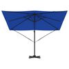 vidaXL Parasol Roma Azul 286 x 284 x 265 cm Alumínio e Poliéster