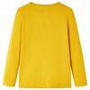 T-shirt de manga comprida para crian&ccedil;a cor ocre 116