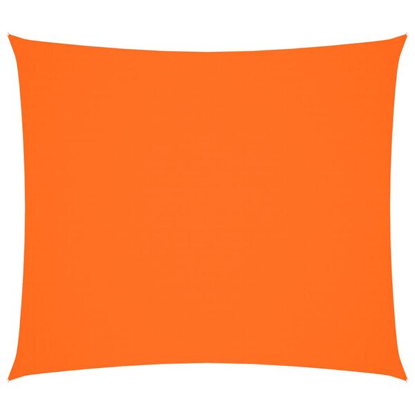 vidaXL Para-sol estilo vela tecido oxford retangular 2,5x3 m laranja