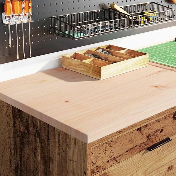 vidaXL Arm&aacute;rios de garagem 2 pcs derivados de madeira madeira velha