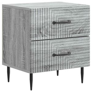 vidaXL Arm&aacute;rio de Cabeceira Sonoma Cinzento 43 x 34,5 x 47,5 cm