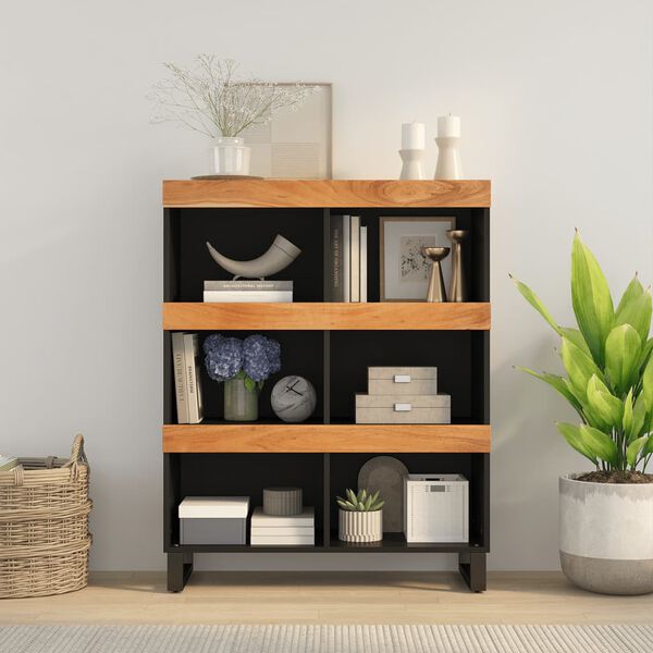 vidaXL Móvel de apoio 85x33x107 cm madeira de acácia maciça