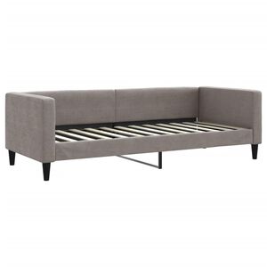 vidaXL Sof&aacute;-cama 80x200 cm tecido cinzento-acastanhado