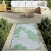vidaXL Tapete de exterior 80x150 cm ARAKIL PP verde