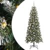 vidaXL &Aacute;rvore de Natal Artificial Verde 180 cm PVC, Pl&aacute;stico e A&ccedil;o