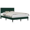 vidaXL Estrutura da Cama Verde-Escuro 160 x 200 cm Veludo