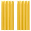 vidaXL Cortinas Blackout com Argolas 2 pcs Amarelo Mostarda