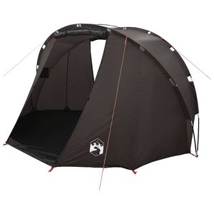 vidaXL Tenda de pesca para 5 pessoas imperme&aacute;vel castanho