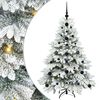 vidaXL &Aacute;rvore de Natal Artificial com 150 LEDs Branco 120 cm PE e PVC
