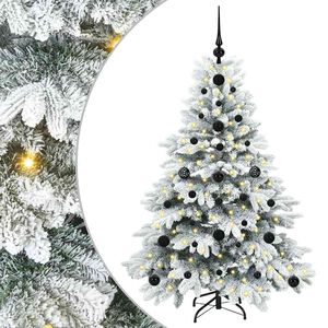 vidaXL &Aacute;rvore de Natal Artificial com 150 LEDs Branco 120 cm PE e PVC