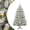 vidaXL &Aacute;rvore de Natal Artificial 180 cm 300 LED Branco quente