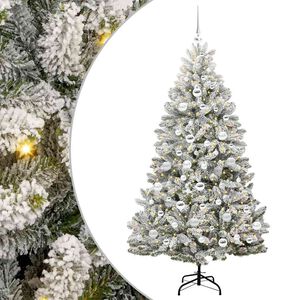 vidaXL &Aacute;rvore de Natal Artificial 180 cm 300 LED Branco quente