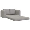 vidaXL Sof&aacute;-Cama Cinzento-claro 148 x 71 x 83 cm Veludo
