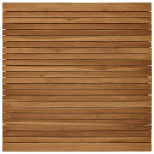 vidaXL Tampo de Mesa 90 x 90 x 3,5 cm Quadrado Madeira de Teca S&oacute;lida