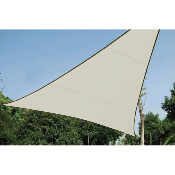 Perel Toldo vela triângulo 3,6 m creme GSS3360