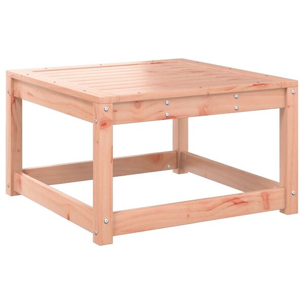 vidaXL Apoio de pés p/ jardim c/ almofadão madeira de douglas maciça