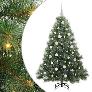 vidaXL &Aacute;rvore de Natal Artificial com 150 LEDs Verde 150 cm PE e PVC