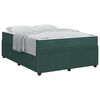vidaXL Estrutura da Cama Verde Escuro 160 x 200 cm tecido
