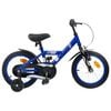vidaXL Bicicleta Infantil 12 Polegadas para 2-4 anos Azul Escuro