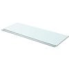 vidaXL Prateleiras 2 pcs 80x30 cm vidro transparente