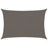 vidaXL Para-sol estilo vela 160 g/m&sup2; 3x5 m PEAD antracite