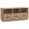 vidaXL Gabinete para TV 102 x 34,5 x 47 cm Carvalho Arttisan